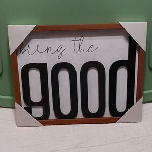 Inspirational Wall Art with Black Text